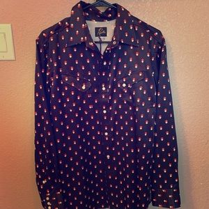 Needle button up shirt.